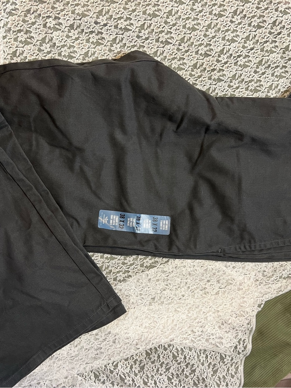 Dockers Dark Gray Straight-Leg Casual Pants